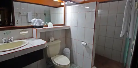 Bathroom Volcano Lodge Hotel