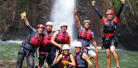 Canyoning Costa Rica Waterfall Jumping