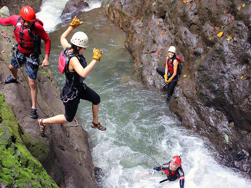 Canyoning Costa Rica Waterfall Jumping