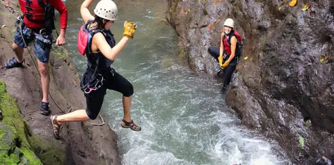 Canyoning Costa Rica Waterfall Jumping