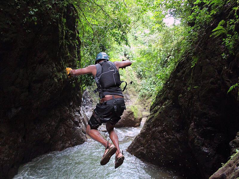 Canyoning Costa Rica Waterfall Jumping