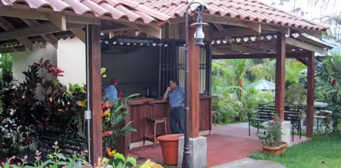 Cocktails at the Hot Springs on Nature Tours Costa Rica