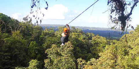 Ziplining in Arenal Costa Rica