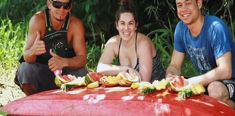 Fruit Break Whitewater Rafting Costa Rica