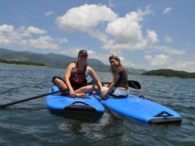 stand up paddling Arenal Lake