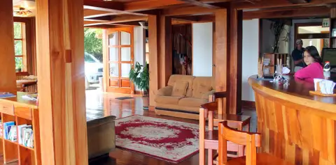 Hotel Belmar Reception in Chalet Building