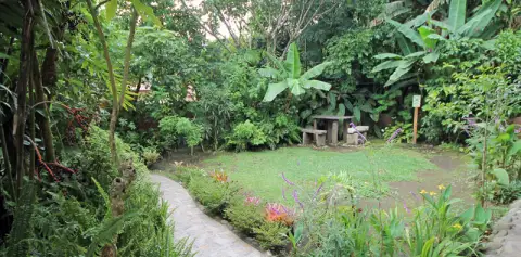 Garden Area Rustic Lodge