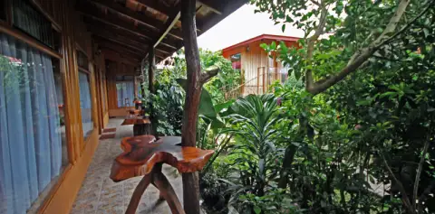 Rustic Lodge Corridor