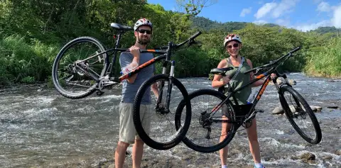Mountain Biking from the Arenal Volcano to Monteverde