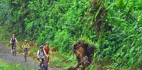 Mountain Biking from the Arenal Volcano to Monteverde