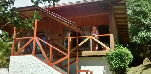 Chalet Porch Hotel Miramontes