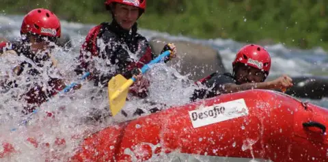 Whitewater Rafting Action Costa Rica