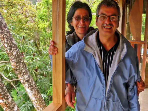Tarsicio Castillo and his wife Marianela Tarsicio Castillo and his wife Marianela