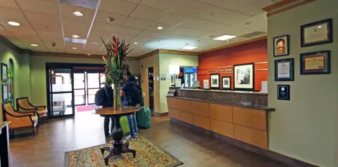 Reception Hampton Inn San Jose Airport Costa Rica